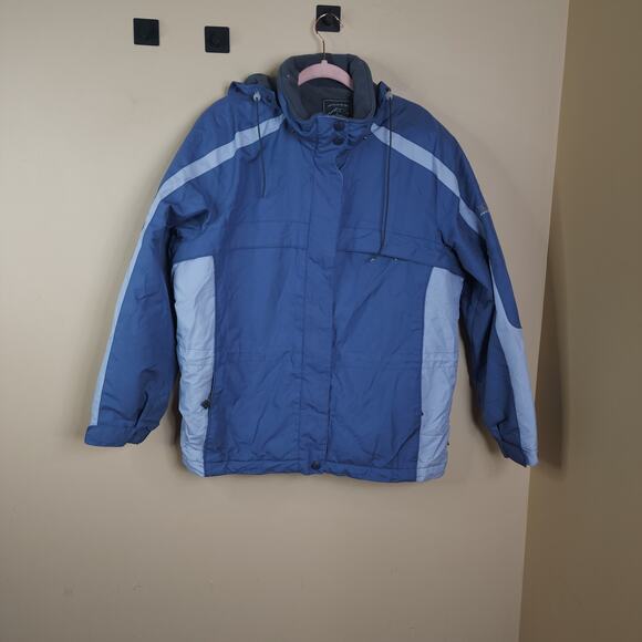 Pacific Trail Blue Full Zip Insulated Jacket Size L - Picture 1 of 13